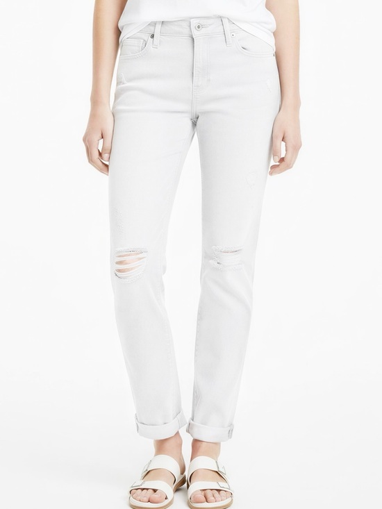 Ag Adriano Goldschmied Denim - NWT AG EX BOYFRIEND SLIM slouch WHITE JEANS